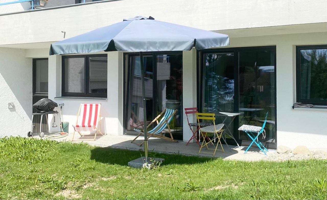 Ferienwohnung Mit Traumblick Und Grossem Garten Линденберг-им-Алгой Екстериор снимка